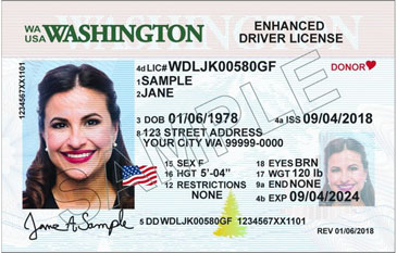 Washington Enhanced Drivers License