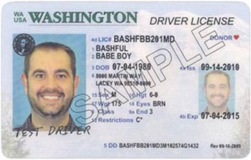 Washington Drivers License
